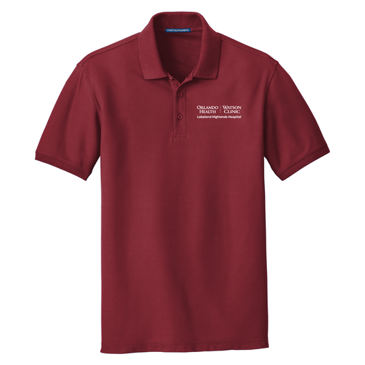 Port Authority Core Classic Pique Polo - Orlando Health Watson Clinic Lakeland Highlands Hospital